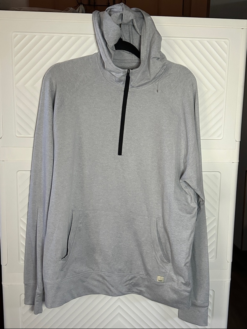 Vuori Heather Gray Pullover Hoodie